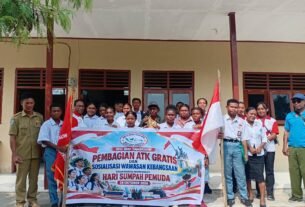 Sambut Sumpah Pemuda ke-98, BMP Tambrauw Bagikan ATK Gratis dan Tanamkan Semangat Kebangsaan kepada Pelajar