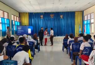 Cegah Generasi Muda Terjerat Judol, Pinjol, dan Narkoba, Polda Papua Barat Daya Sambangi SMA Negeri 5 Kabupaten Sorong